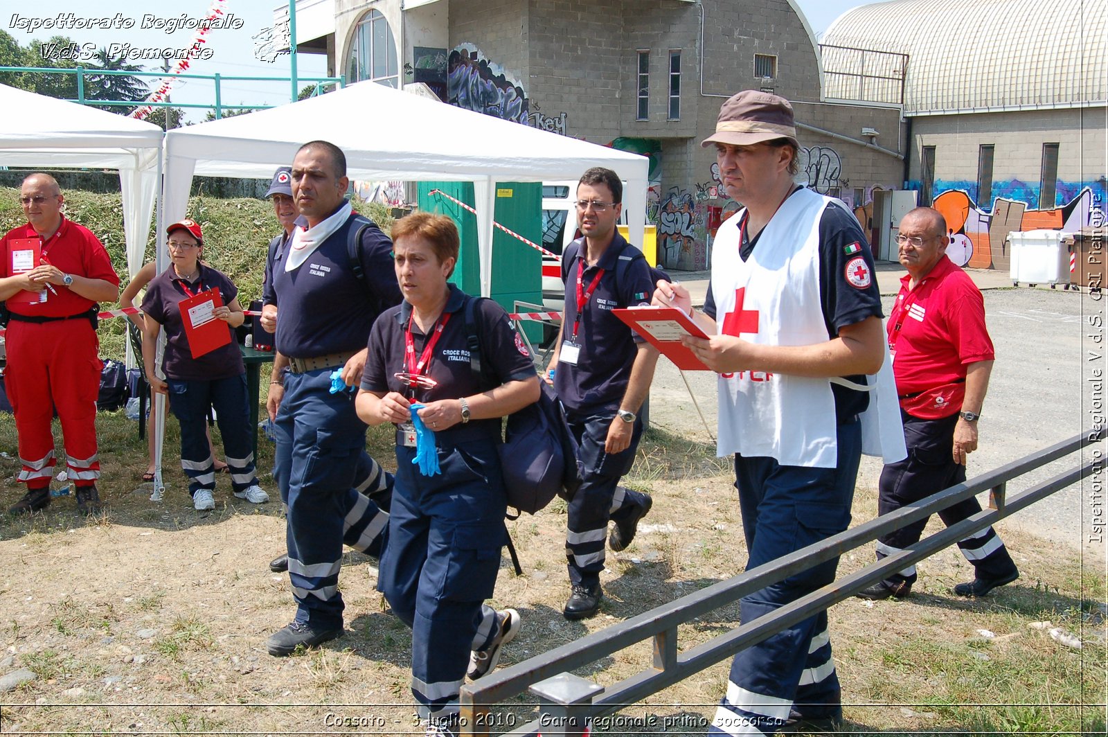 Cossato - 3 luglio 2010 - Gara regionale primo soccorso -  Croce Rossa Italiana - Ispettorato Regionale Volontari del Soccorso Piemonte