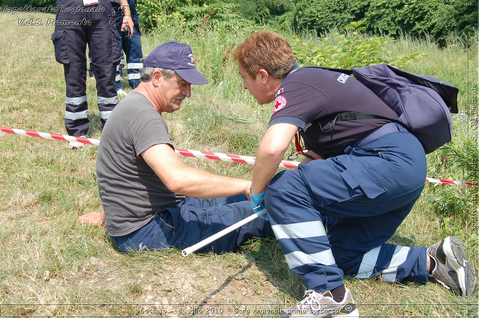 Cossato - 3 luglio 2010 - Gara regionale primo soccorso -  Croce Rossa Italiana - Ispettorato Regionale Volontari del Soccorso Piemonte