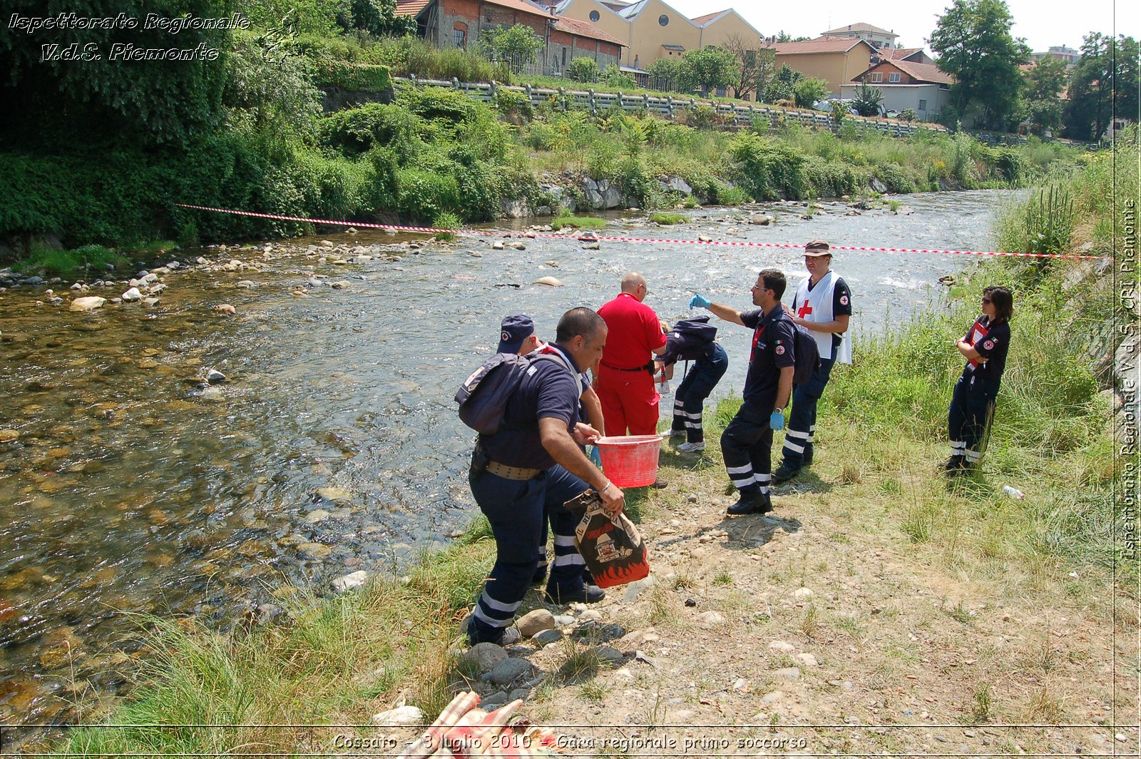 Cossato - 3 luglio 2010 - Gara regionale primo soccorso -  Croce Rossa Italiana - Ispettorato Regionale Volontari del Soccorso Piemonte