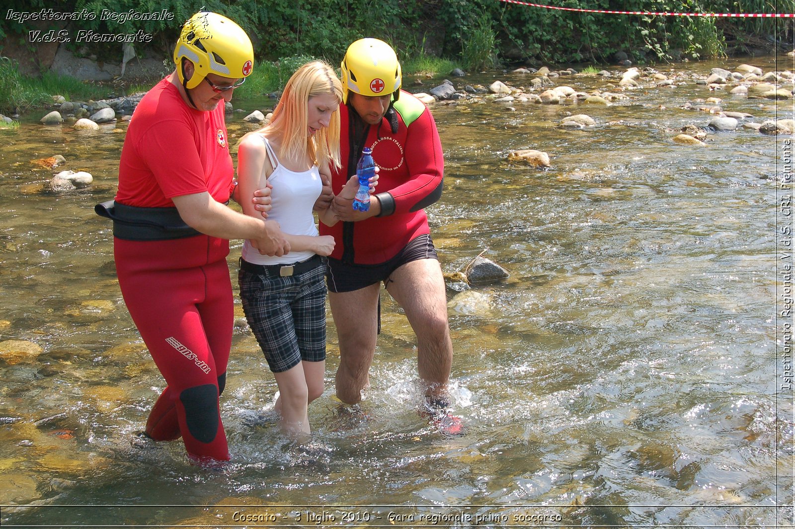 Cossato - 3 luglio 2010 - Gara regionale primo soccorso -  Croce Rossa Italiana - Ispettorato Regionale Volontari del Soccorso Piemonte