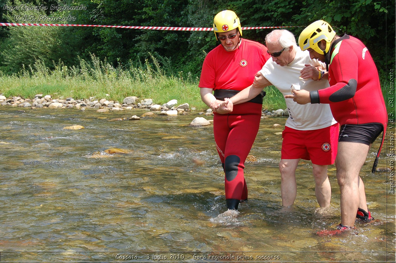 Cossato - 3 luglio 2010 - Gara regionale primo soccorso -  Croce Rossa Italiana - Ispettorato Regionale Volontari del Soccorso Piemonte