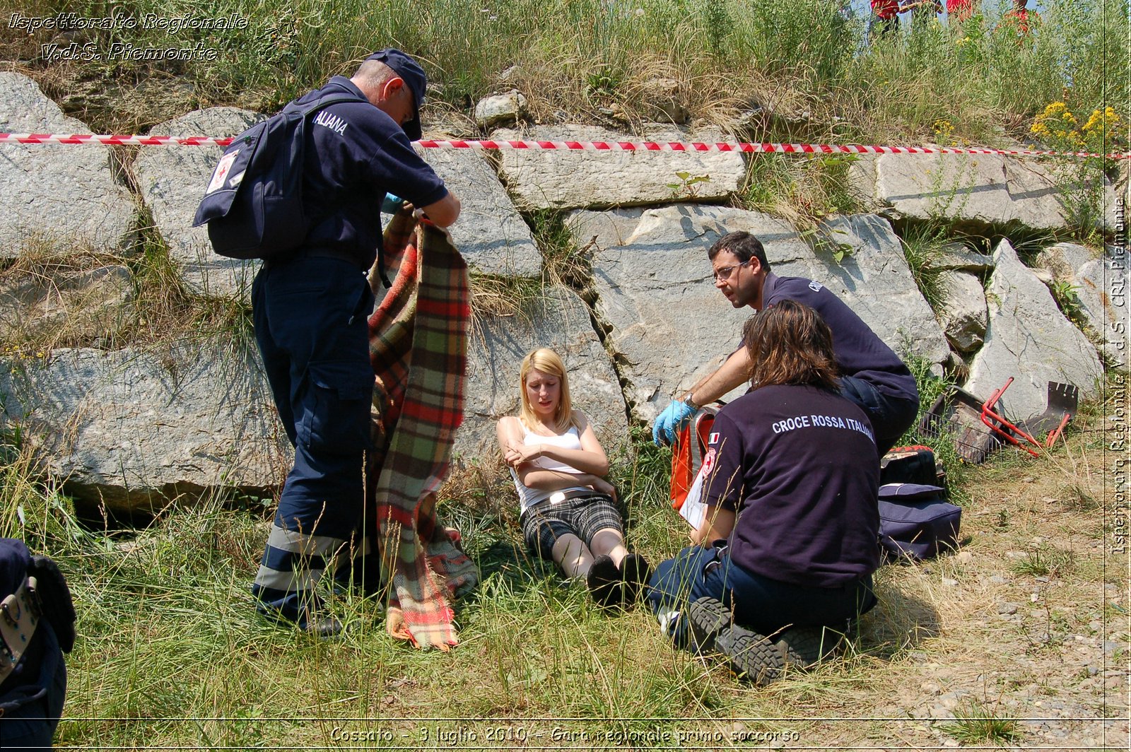 Cossato - 3 luglio 2010 - Gara regionale primo soccorso -  Croce Rossa Italiana - Ispettorato Regionale Volontari del Soccorso Piemonte