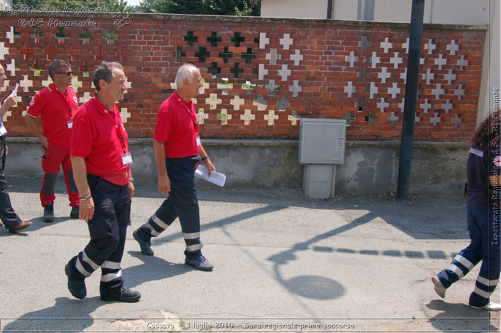 Cossato - 3 luglio 2010 - Gara regionale primo soccorso -  Croce Rossa Italiana - Ispettorato Regionale Volontari del Soccorso Piemonte