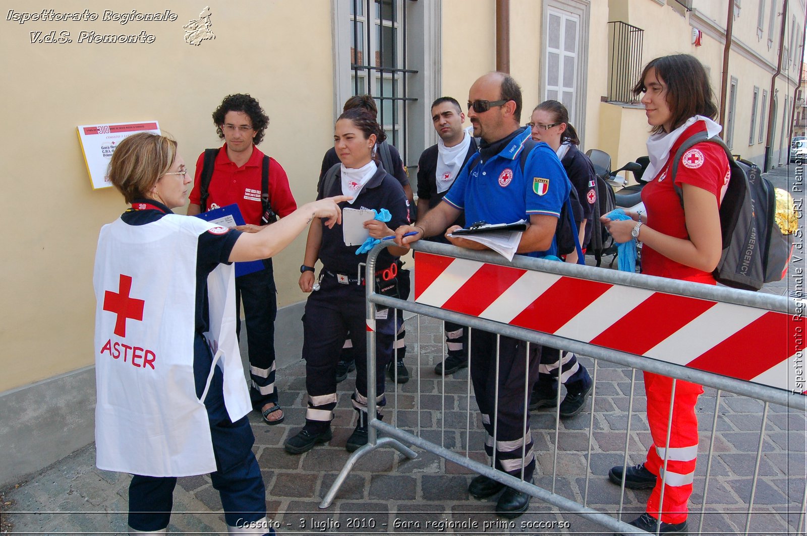 Cossato - 3 luglio 2010 - Gara regionale primo soccorso -  Croce Rossa Italiana - Ispettorato Regionale Volontari del Soccorso Piemonte