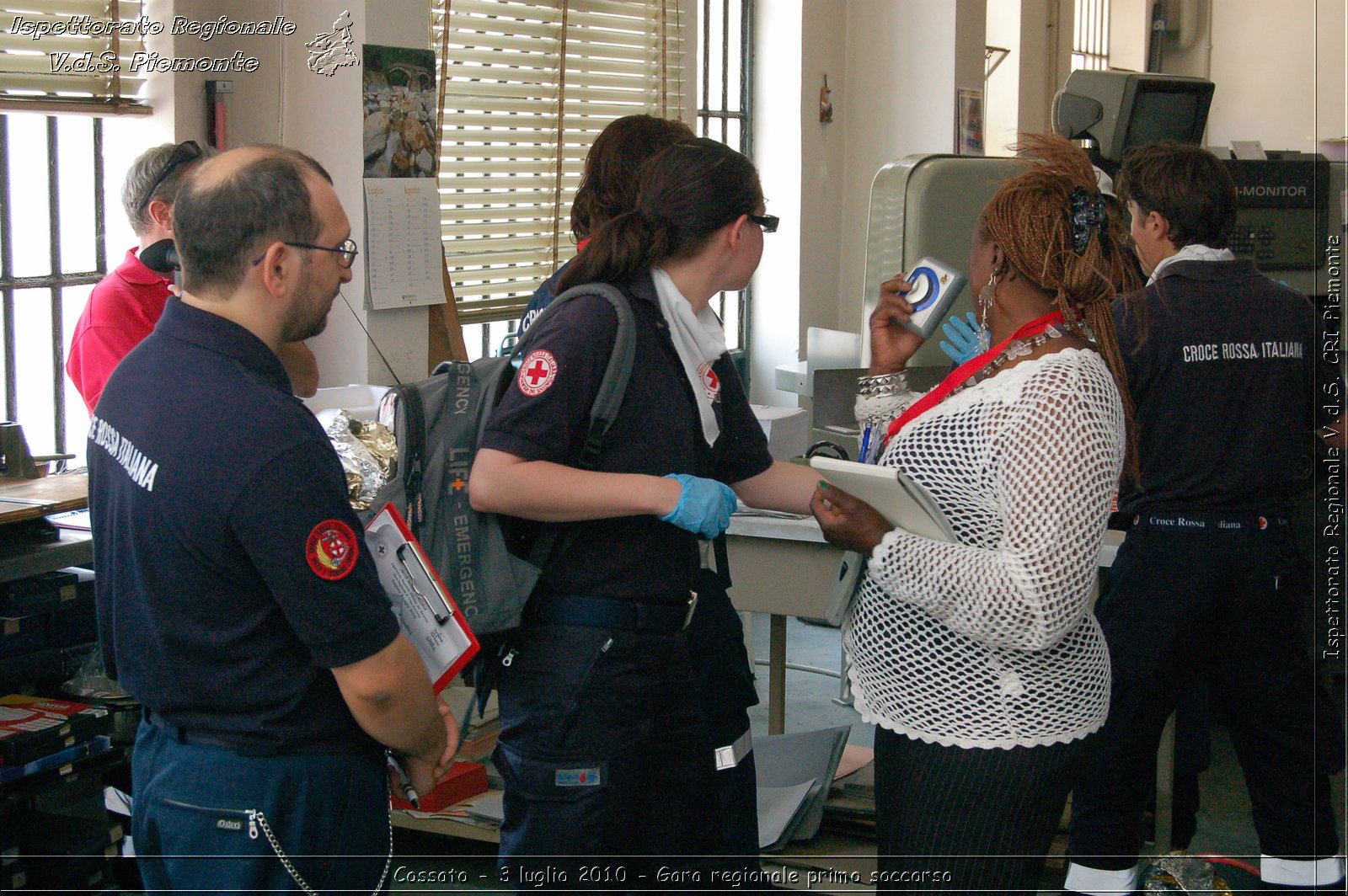 Cossato - 3 luglio 2010 - Gara regionale primo soccorso -  Croce Rossa Italiana - Ispettorato Regionale Volontari del Soccorso Piemonte