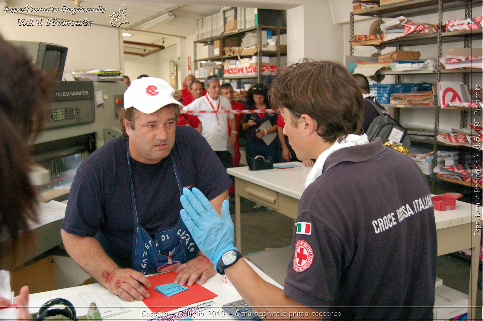 Cossato - 3 luglio 2010 - Gara regionale primo soccorso -  Croce Rossa Italiana - Ispettorato Regionale Volontari del Soccorso Piemonte