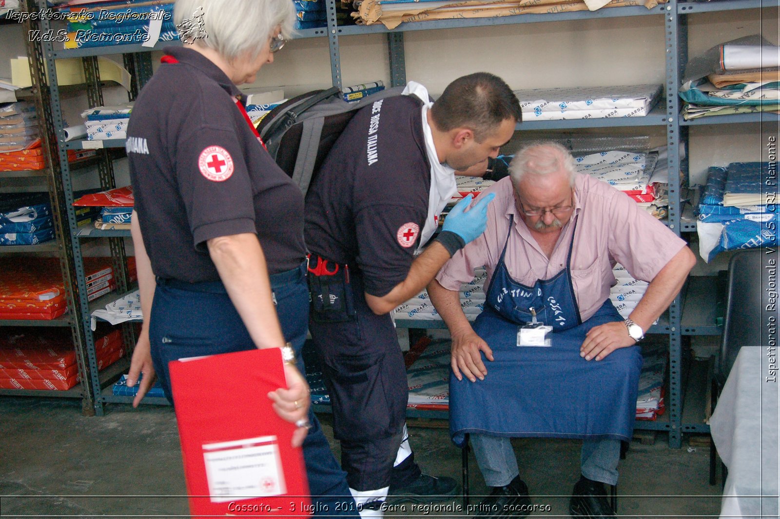 Cossato - 3 luglio 2010 - Gara regionale primo soccorso -  Croce Rossa Italiana - Ispettorato Regionale Volontari del Soccorso Piemonte