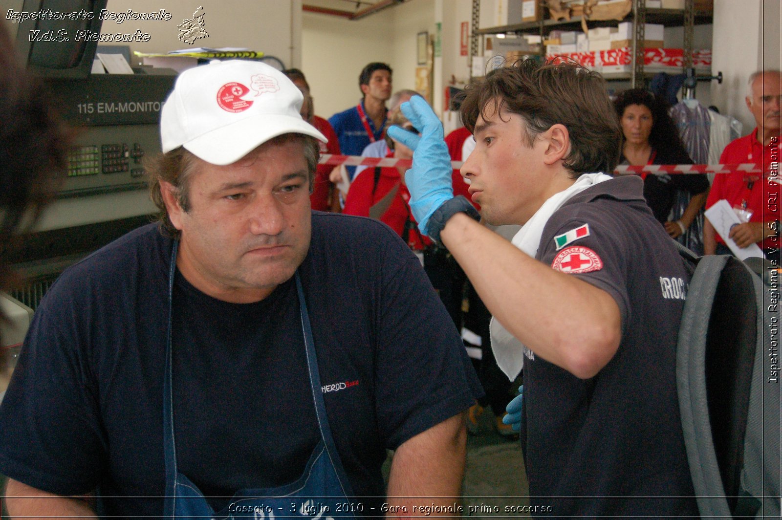 Cossato - 3 luglio 2010 - Gara regionale primo soccorso -  Croce Rossa Italiana - Ispettorato Regionale Volontari del Soccorso Piemonte