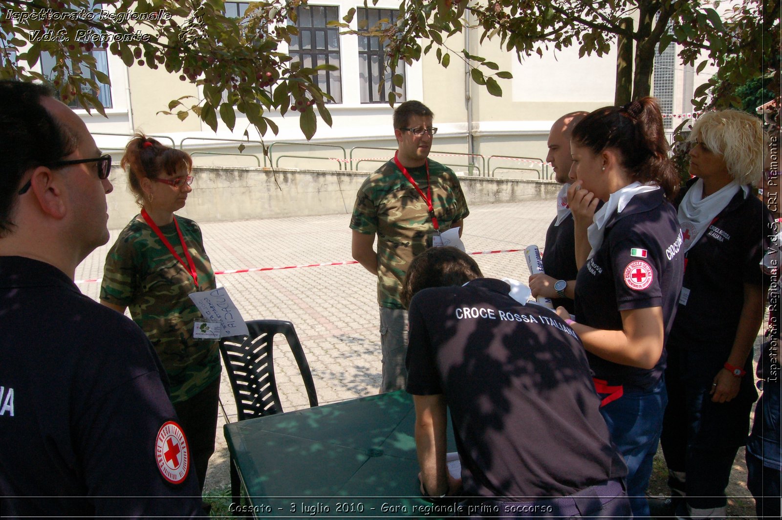 Cossato - 3 luglio 2010 - Gara regionale primo soccorso -  Croce Rossa Italiana - Ispettorato Regionale Volontari del Soccorso Piemonte