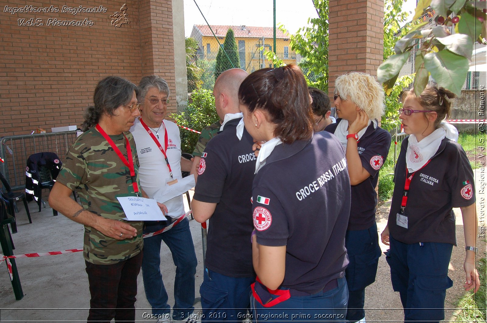 Cossato - 3 luglio 2010 - Gara regionale primo soccorso -  Croce Rossa Italiana - Ispettorato Regionale Volontari del Soccorso Piemonte