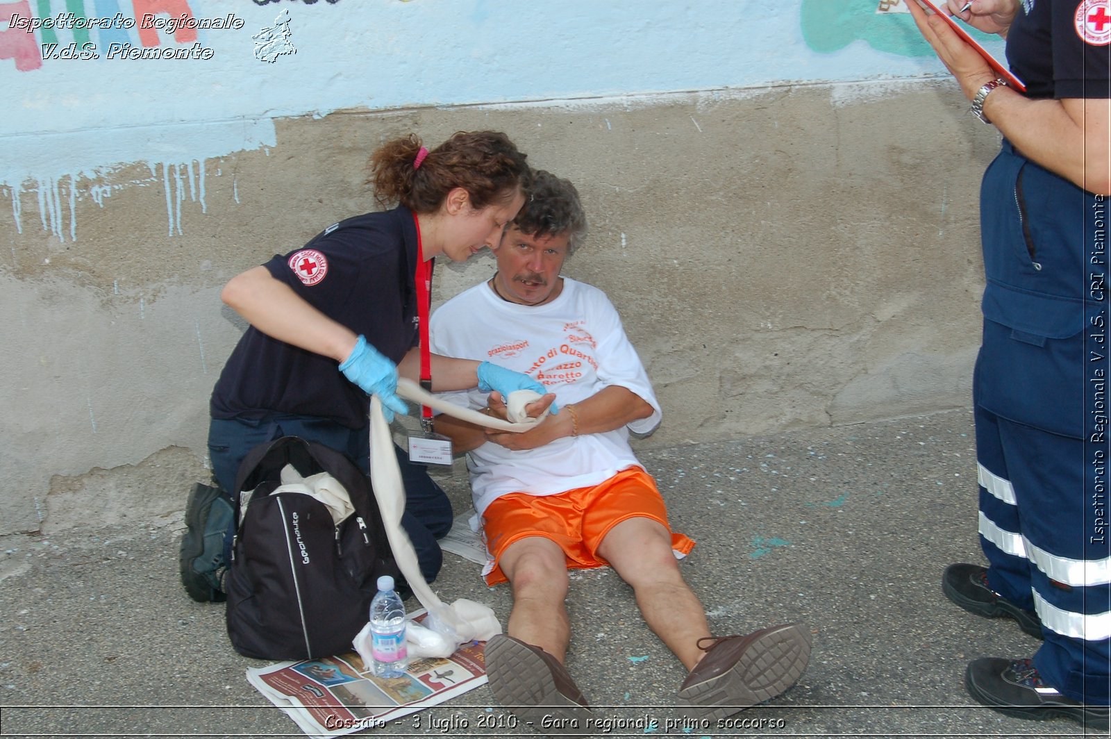 Cossato - 3 luglio 2010 - Gara regionale primo soccorso -  Croce Rossa Italiana - Ispettorato Regionale Volontari del Soccorso Piemonte