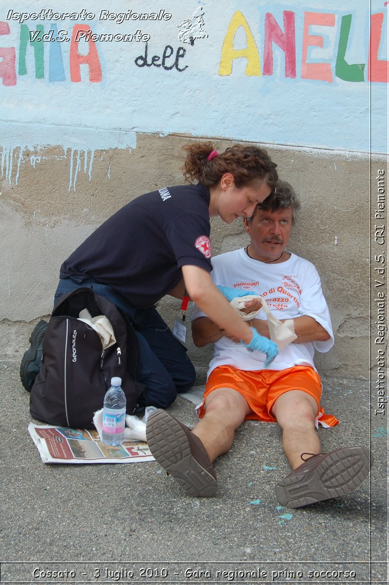 Cossato - 3 luglio 2010 - Gara regionale primo soccorso -  Croce Rossa Italiana - Ispettorato Regionale Volontari del Soccorso Piemonte