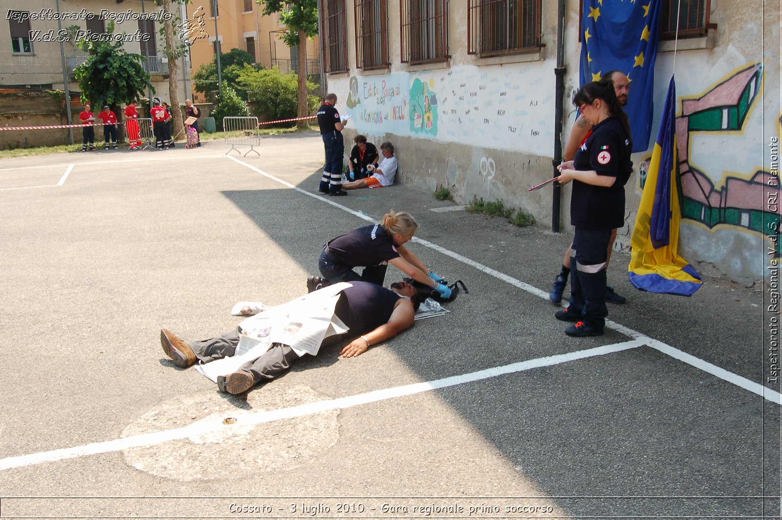 Cossato - 3 luglio 2010 - Gara regionale primo soccorso -  Croce Rossa Italiana - Ispettorato Regionale Volontari del Soccorso Piemonte