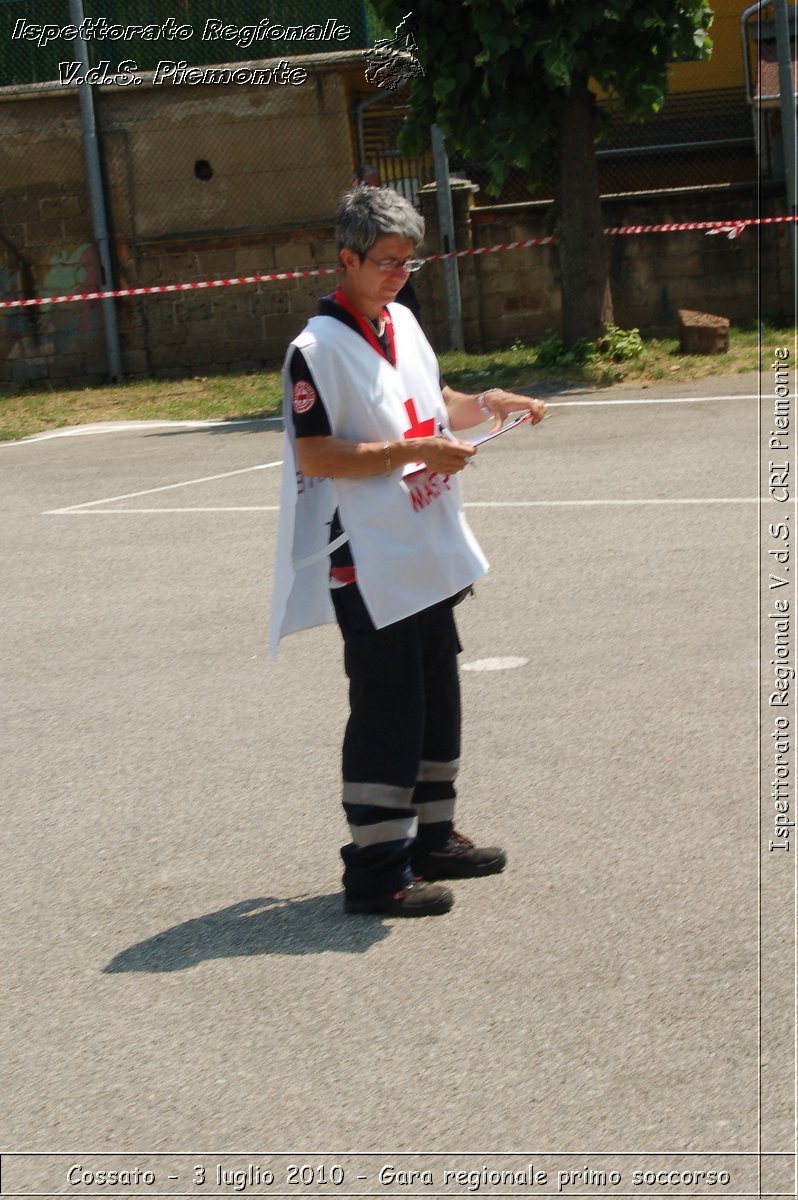 Cossato - 3 luglio 2010 - Gara regionale primo soccorso -  Croce Rossa Italiana - Ispettorato Regionale Volontari del Soccorso Piemonte