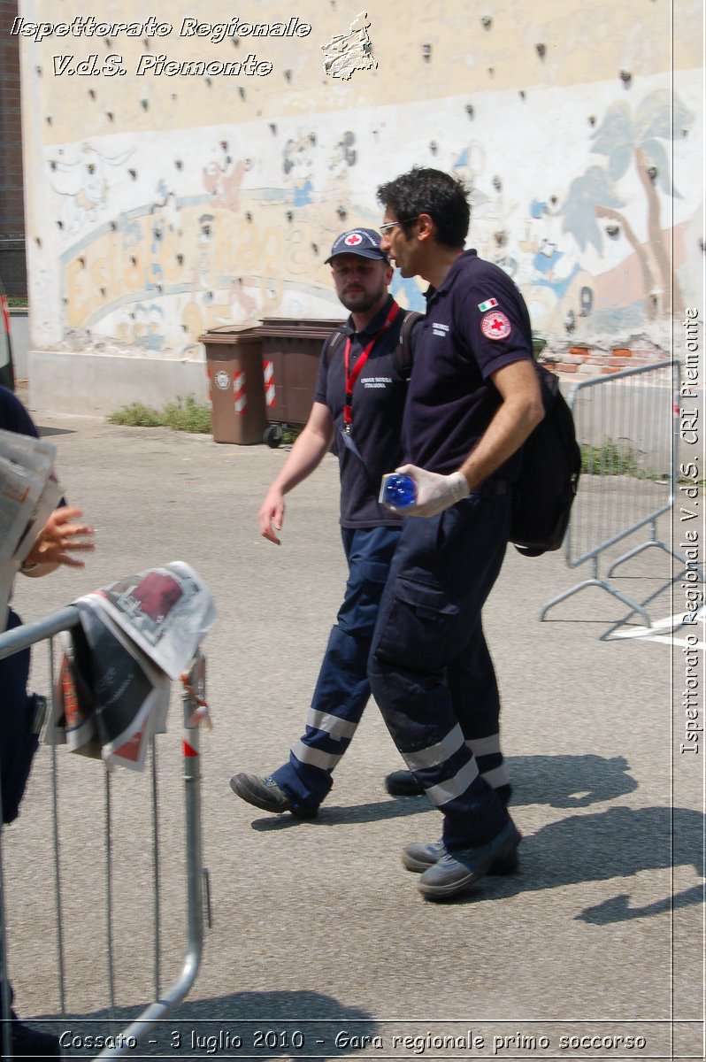 Cossato - 3 luglio 2010 - Gara regionale primo soccorso -  Croce Rossa Italiana - Ispettorato Regionale Volontari del Soccorso Piemonte