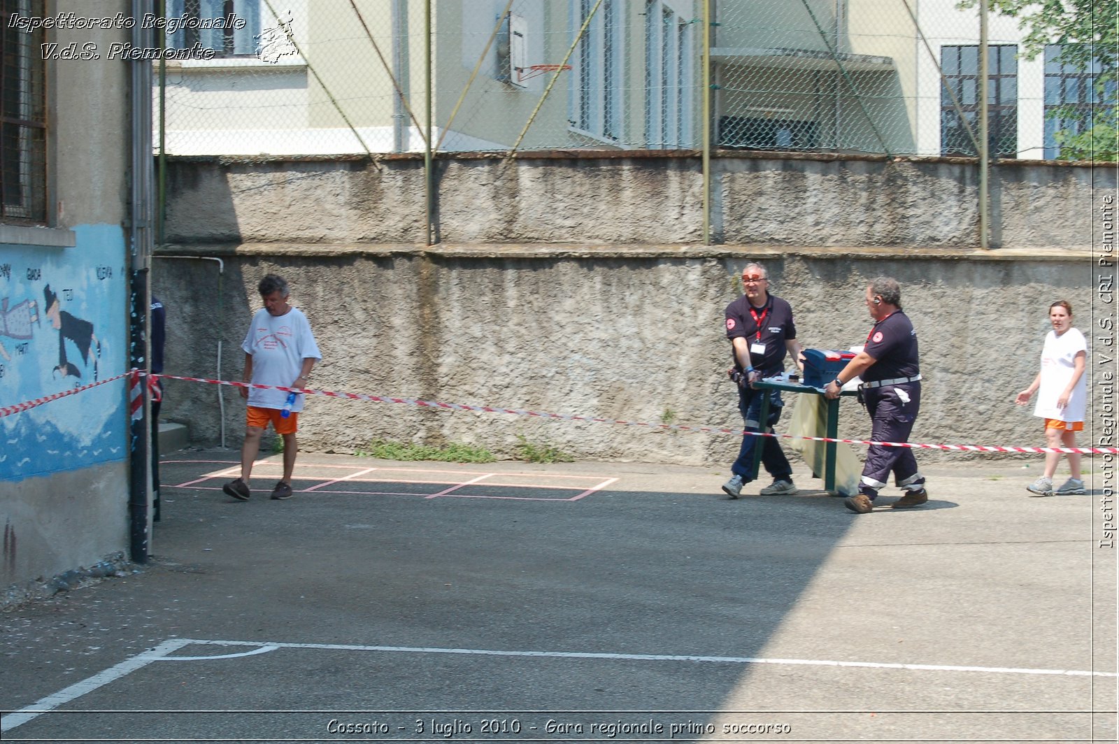 Cossato - 3 luglio 2010 - Gara regionale primo soccorso -  Croce Rossa Italiana - Ispettorato Regionale Volontari del Soccorso Piemonte