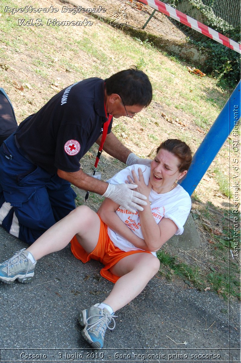 Cossato - 3 luglio 2010 - Gara regionale primo soccorso -  Croce Rossa Italiana - Ispettorato Regionale Volontari del Soccorso Piemonte