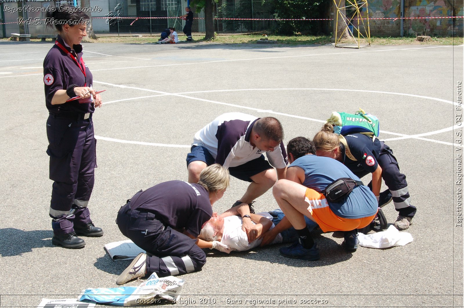 Cossato - 3 luglio 2010 - Gara regionale primo soccorso -  Croce Rossa Italiana - Ispettorato Regionale Volontari del Soccorso Piemonte