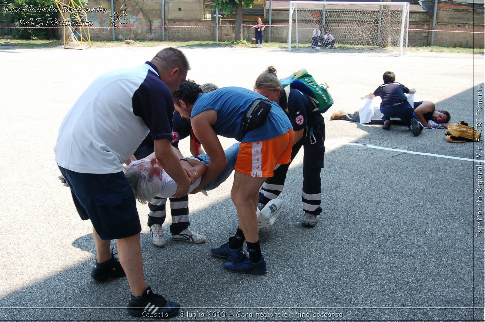 Cossato - 3 luglio 2010 - Gara regionale primo soccorso -  Croce Rossa Italiana - Ispettorato Regionale Volontari del Soccorso Piemonte