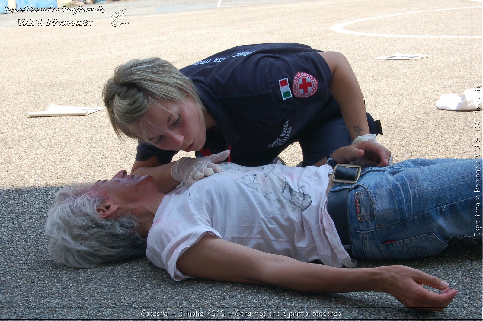 Cossato - 3 luglio 2010 - Gara regionale primo soccorso -  Croce Rossa Italiana - Ispettorato Regionale Volontari del Soccorso Piemonte