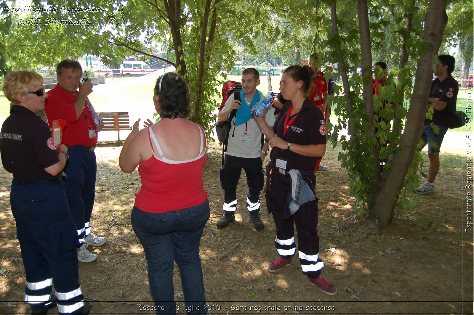 Cossato - 3 luglio 2010 - Gara regionale primo soccorso -  Croce Rossa Italiana - Ispettorato Regionale Volontari del Soccorso Piemonte