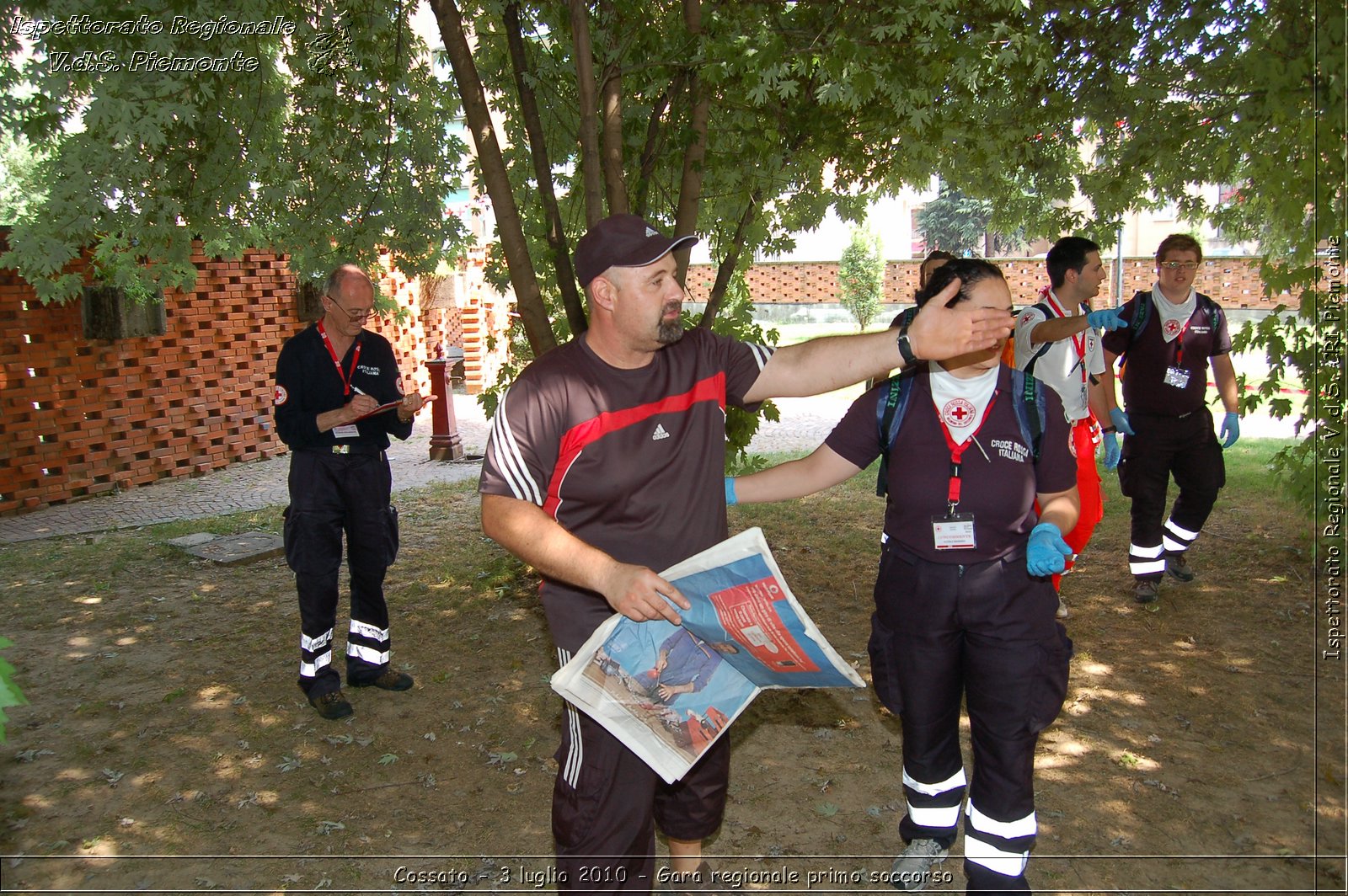 Cossato - 3 luglio 2010 - Gara regionale primo soccorso -  Croce Rossa Italiana - Ispettorato Regionale Volontari del Soccorso Piemonte