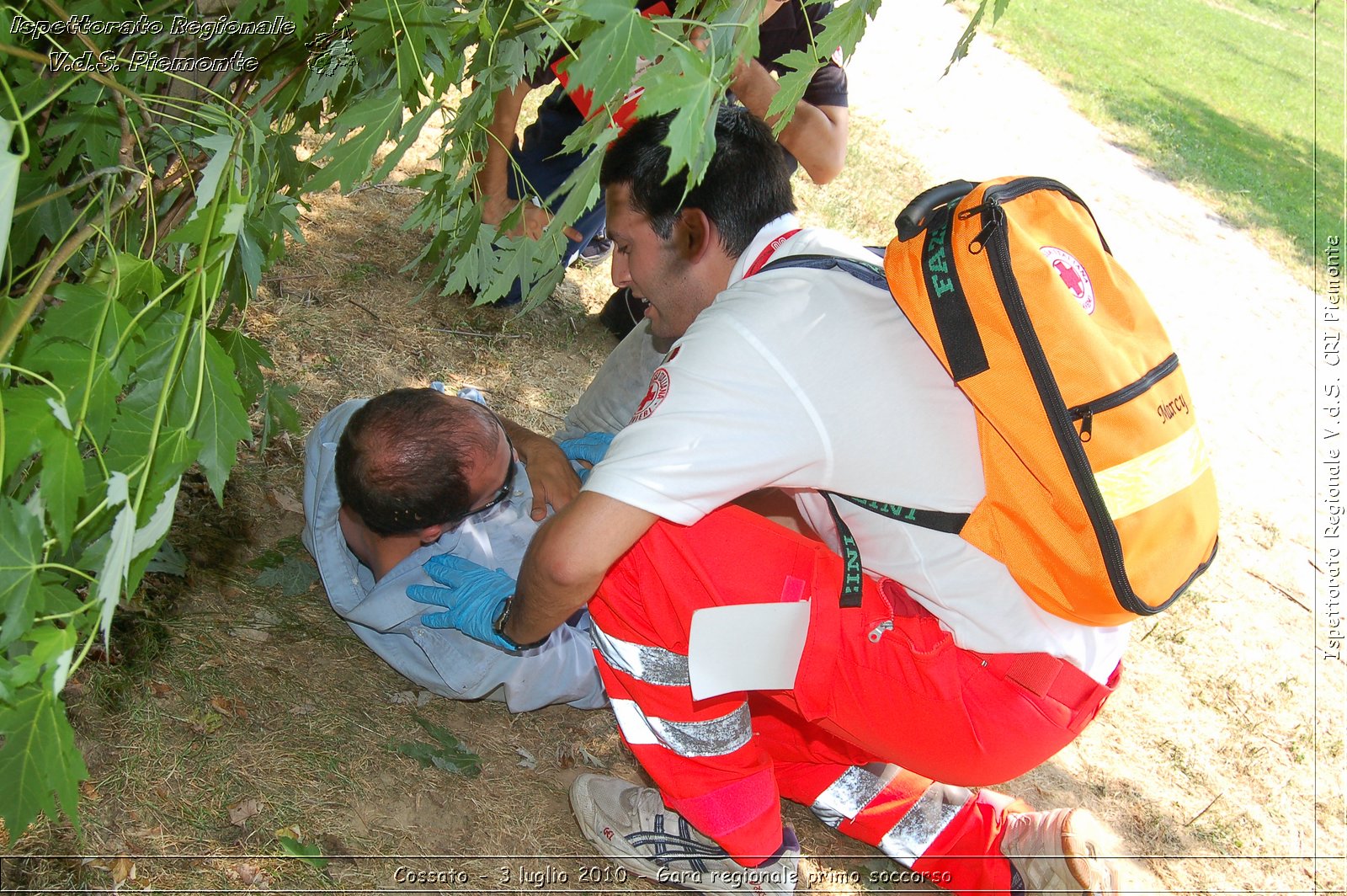 Cossato - 3 luglio 2010 - Gara regionale primo soccorso -  Croce Rossa Italiana - Ispettorato Regionale Volontari del Soccorso Piemonte