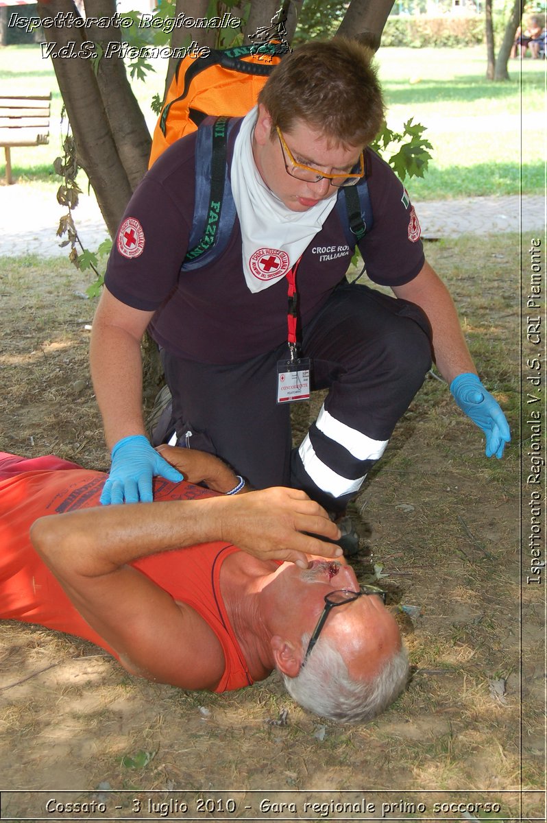 Cossato - 3 luglio 2010 - Gara regionale primo soccorso -  Croce Rossa Italiana - Ispettorato Regionale Volontari del Soccorso Piemonte