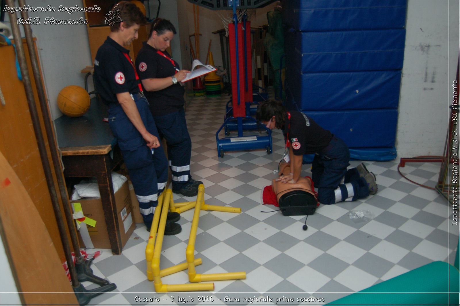 Cossato - 3 luglio 2010 - Gara regionale primo soccorso -  Croce Rossa Italiana - Ispettorato Regionale Volontari del Soccorso Piemonte