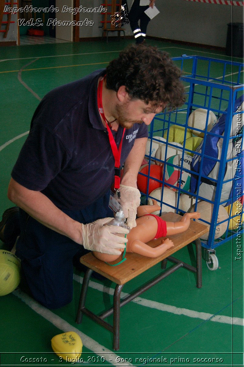 Cossato - 3 luglio 2010 - Gara regionale primo soccorso -  Croce Rossa Italiana - Ispettorato Regionale Volontari del Soccorso Piemonte