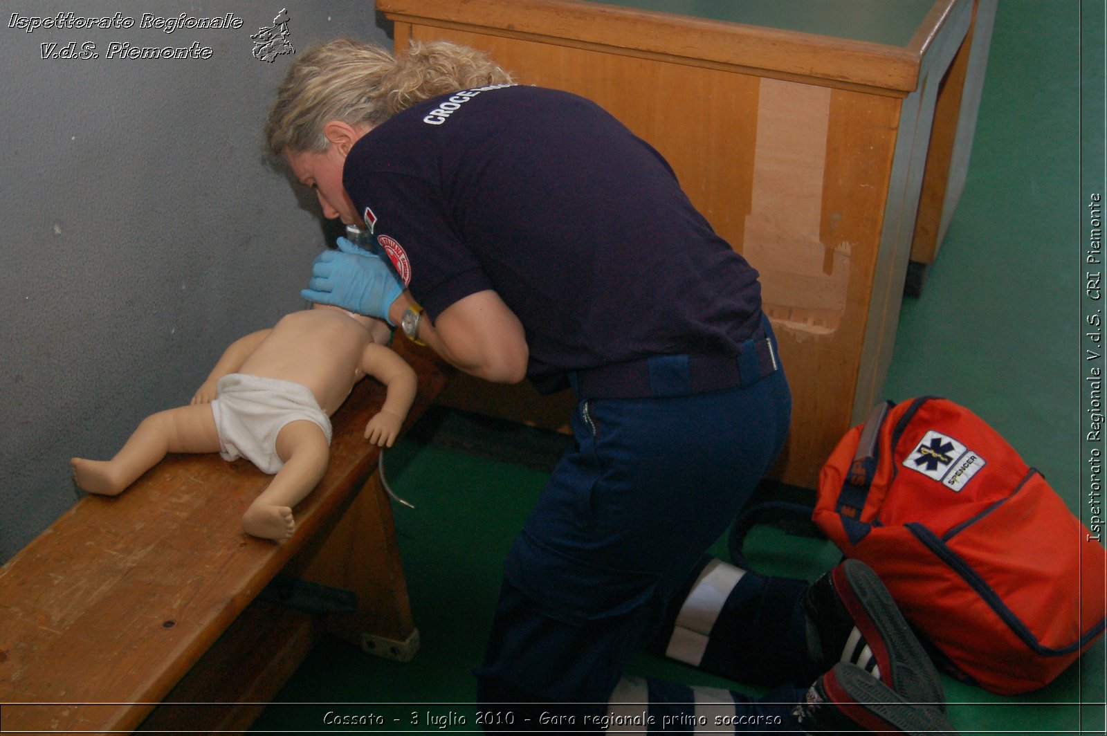 Cossato - 3 luglio 2010 - Gara regionale primo soccorso -  Croce Rossa Italiana - Ispettorato Regionale Volontari del Soccorso Piemonte