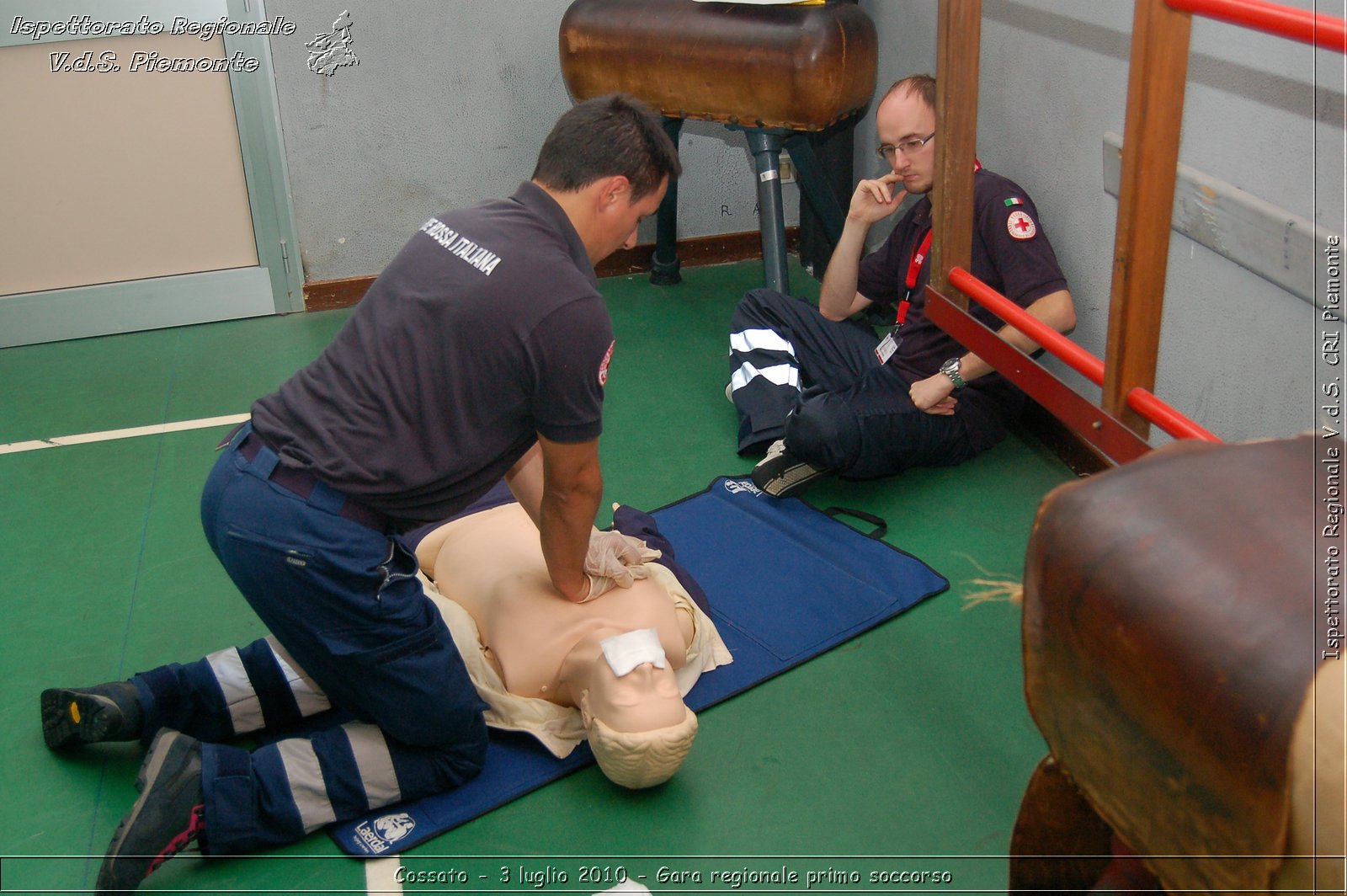 Cossato - 3 luglio 2010 - Gara regionale primo soccorso -  Croce Rossa Italiana - Ispettorato Regionale Volontari del Soccorso Piemonte