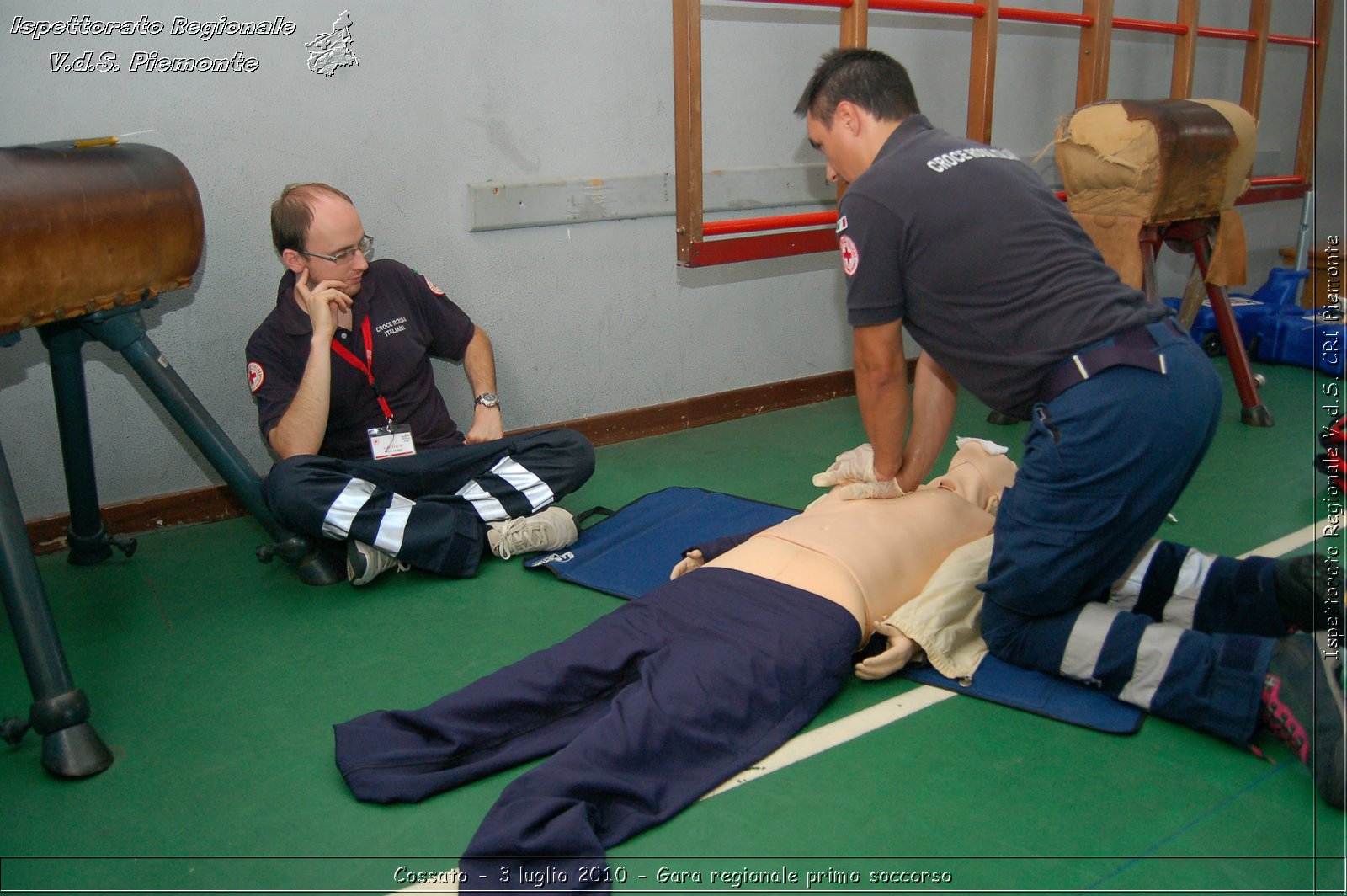 Cossato - 3 luglio 2010 - Gara regionale primo soccorso -  Croce Rossa Italiana - Ispettorato Regionale Volontari del Soccorso Piemonte