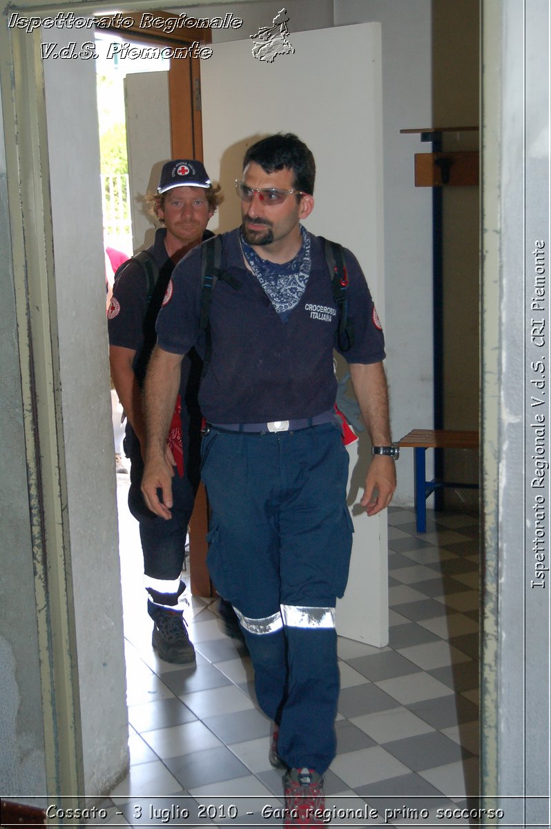 Cossato - 3 luglio 2010 - Gara regionale primo soccorso -  Croce Rossa Italiana - Ispettorato Regionale Volontari del Soccorso Piemonte