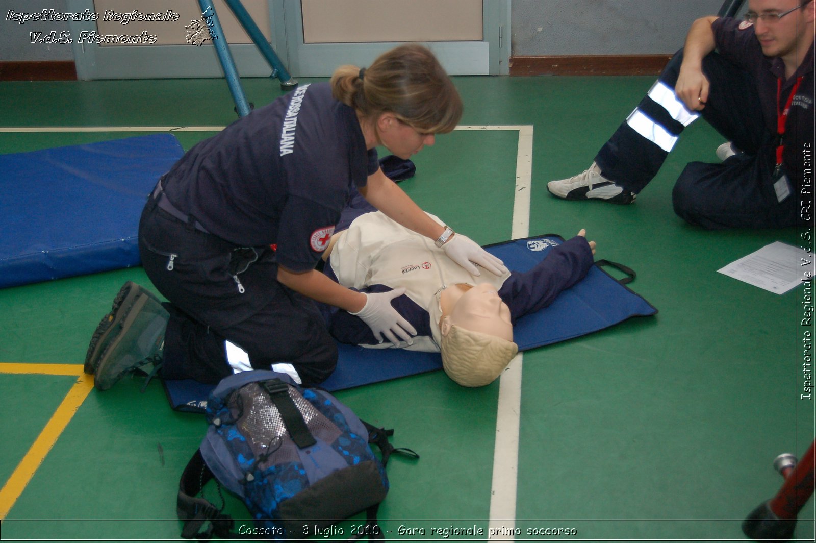 Cossato - 3 luglio 2010 - Gara regionale primo soccorso -  Croce Rossa Italiana - Ispettorato Regionale Volontari del Soccorso Piemonte