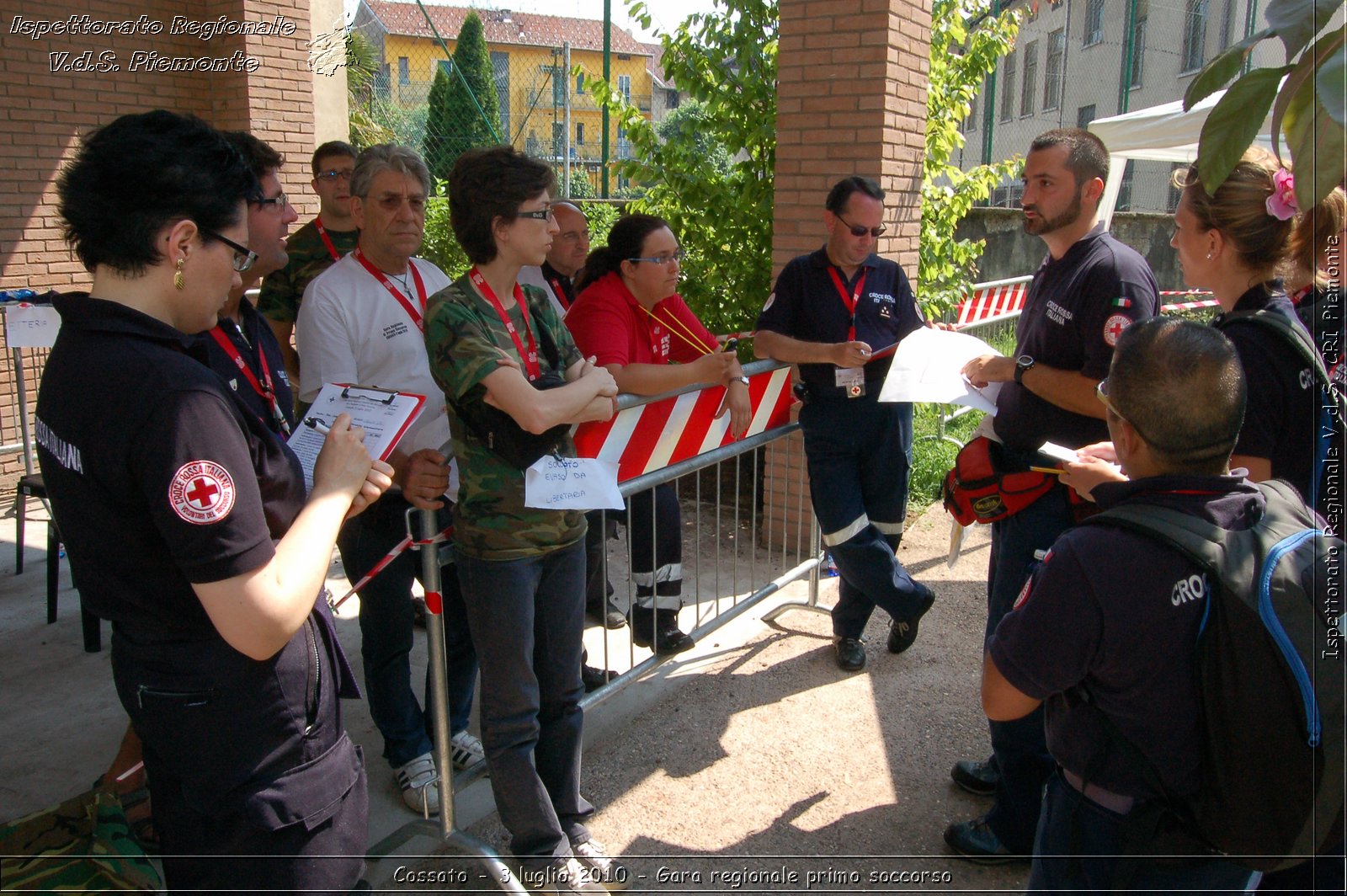 Cossato - 3 luglio 2010 - Gara regionale primo soccorso -  Croce Rossa Italiana - Ispettorato Regionale Volontari del Soccorso Piemonte