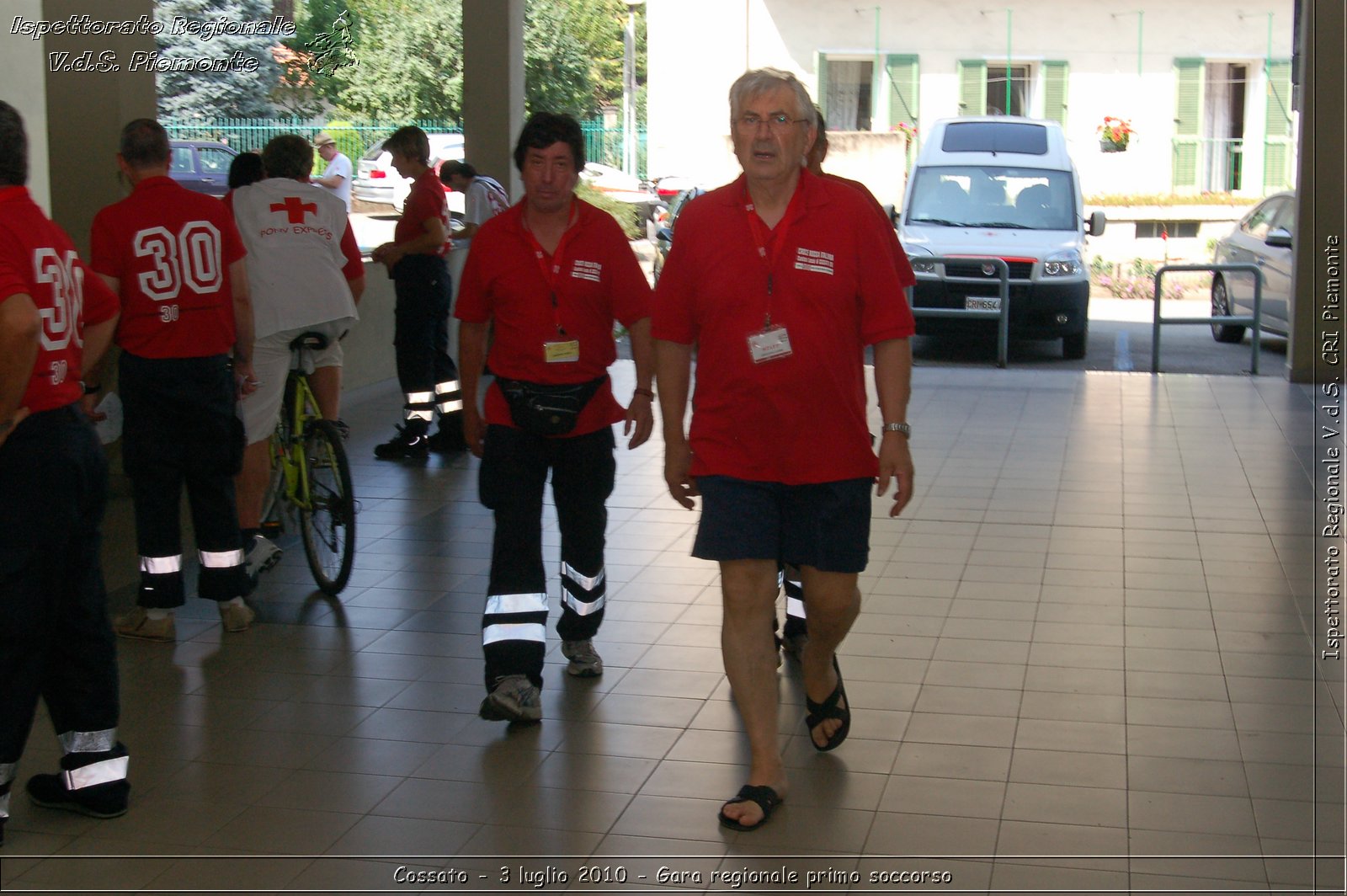 Cossato - 3 luglio 2010 - Gara regionale primo soccorso -  Croce Rossa Italiana - Ispettorato Regionale Volontari del Soccorso Piemonte