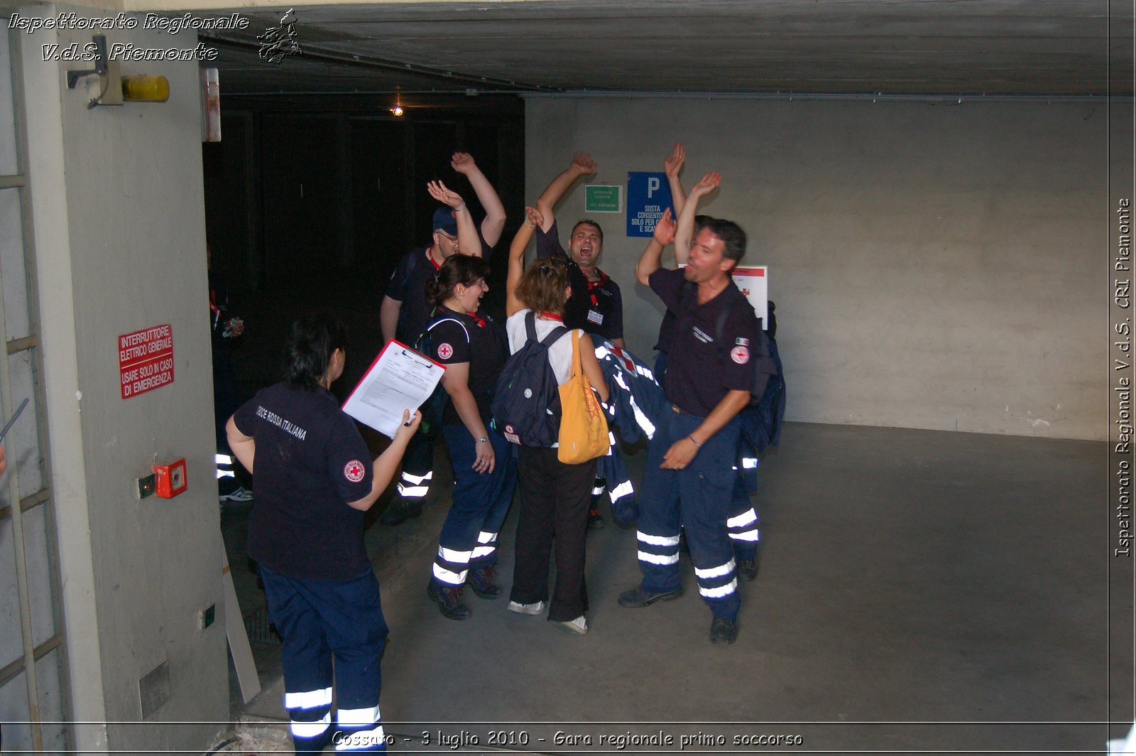 Cossato - 3 luglio 2010 - Gara regionale primo soccorso -  Croce Rossa Italiana - Ispettorato Regionale Volontari del Soccorso Piemonte