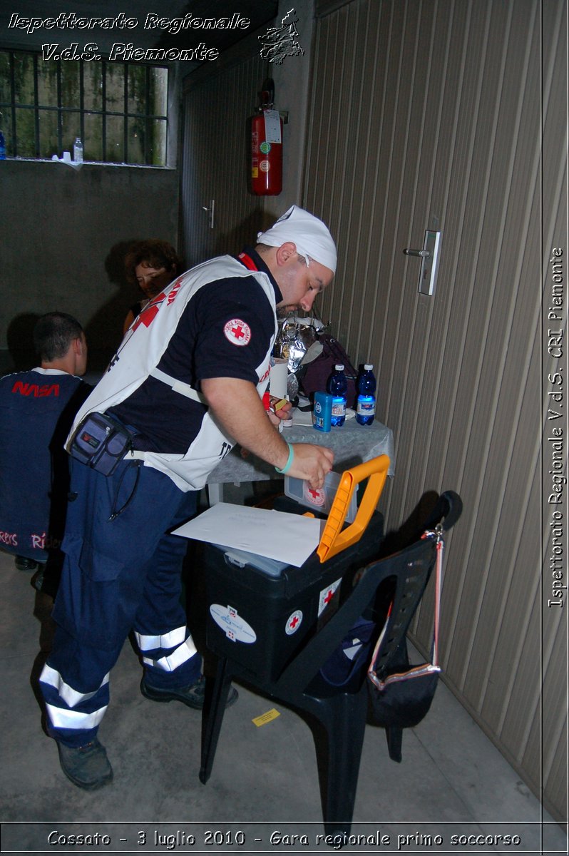 Cossato - 3 luglio 2010 - Gara regionale primo soccorso -  Croce Rossa Italiana - Ispettorato Regionale Volontari del Soccorso Piemonte