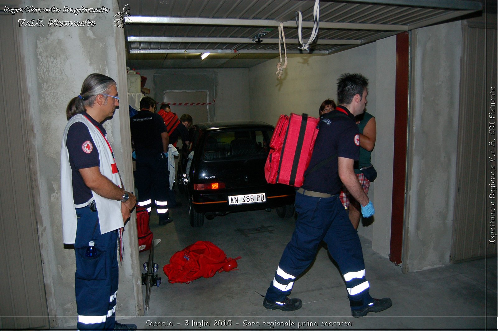 Cossato - 3 luglio 2010 - Gara regionale primo soccorso -  Croce Rossa Italiana - Ispettorato Regionale Volontari del Soccorso Piemonte