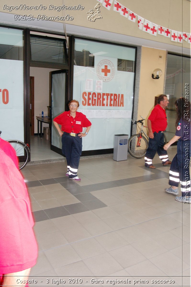 Cossato - 3 luglio 2010 - Gara regionale primo soccorso -  Croce Rossa Italiana - Ispettorato Regionale Volontari del Soccorso Piemonte