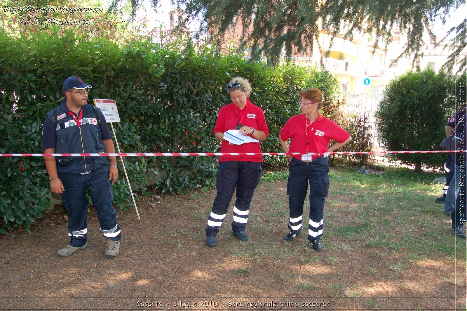 Cossato - 3 luglio 2010 - Gara regionale primo soccorso -  Croce Rossa Italiana - Ispettorato Regionale Volontari del Soccorso Piemonte