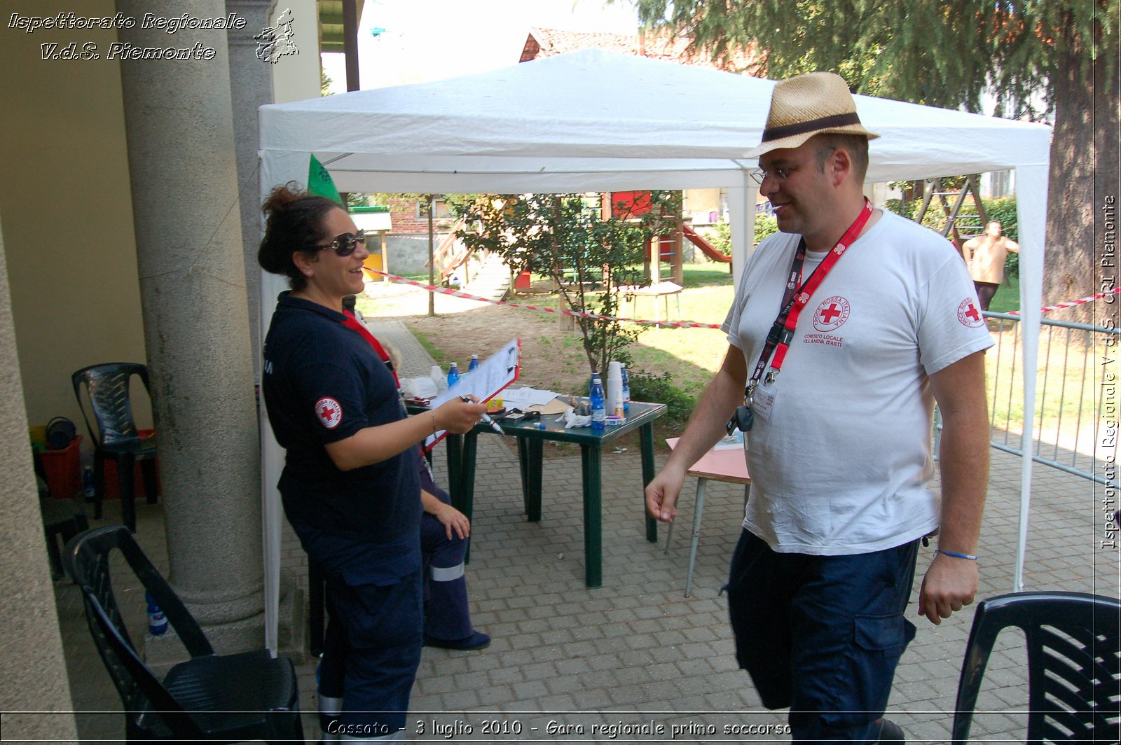 Cossato - 3 luglio 2010 - Gara regionale primo soccorso -  Croce Rossa Italiana - Ispettorato Regionale Volontari del Soccorso Piemonte