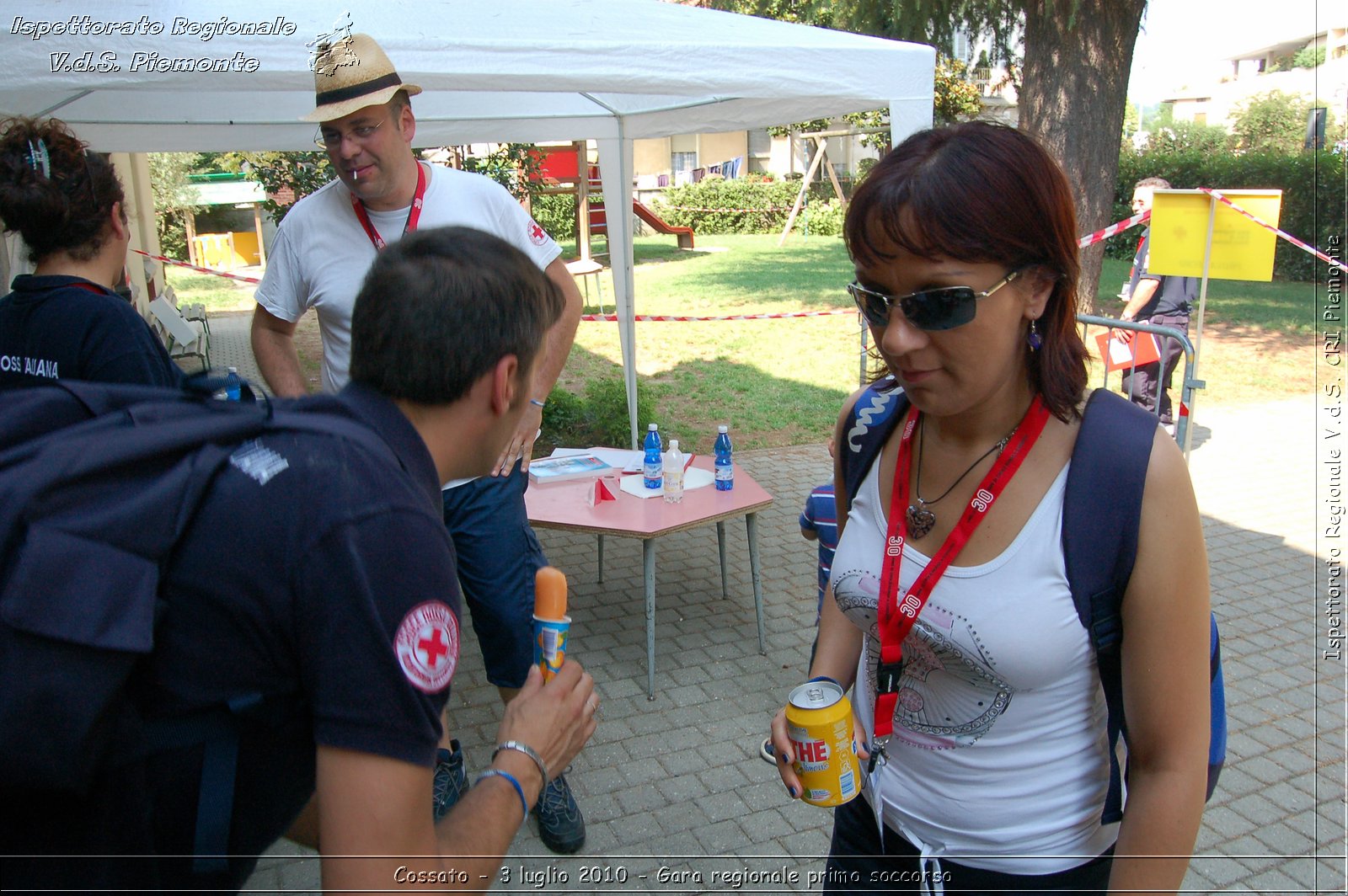 Cossato - 3 luglio 2010 - Gara regionale primo soccorso -  Croce Rossa Italiana - Ispettorato Regionale Volontari del Soccorso Piemonte