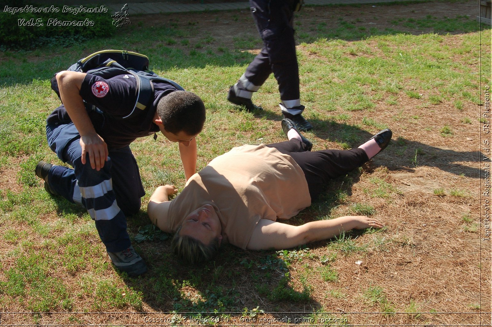 Cossato - 3 luglio 2010 - Gara regionale primo soccorso -  Croce Rossa Italiana - Ispettorato Regionale Volontari del Soccorso Piemonte