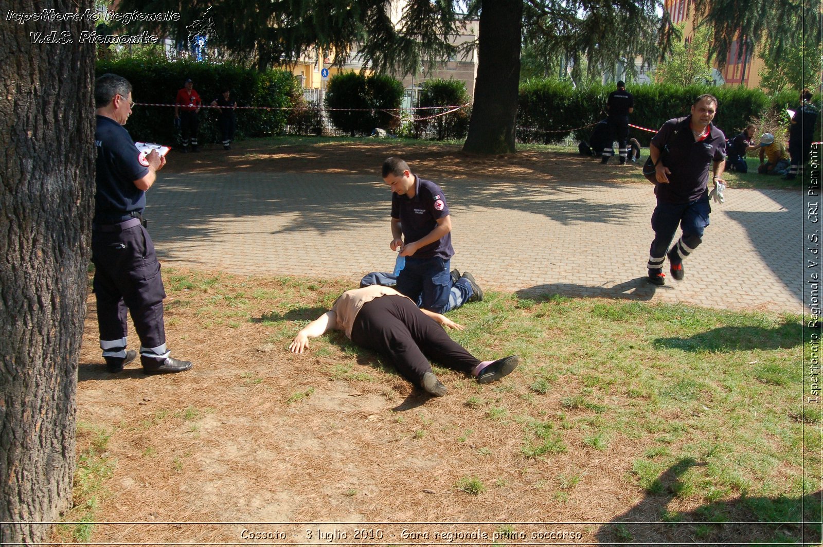 Cossato - 3 luglio 2010 - Gara regionale primo soccorso -  Croce Rossa Italiana - Ispettorato Regionale Volontari del Soccorso Piemonte