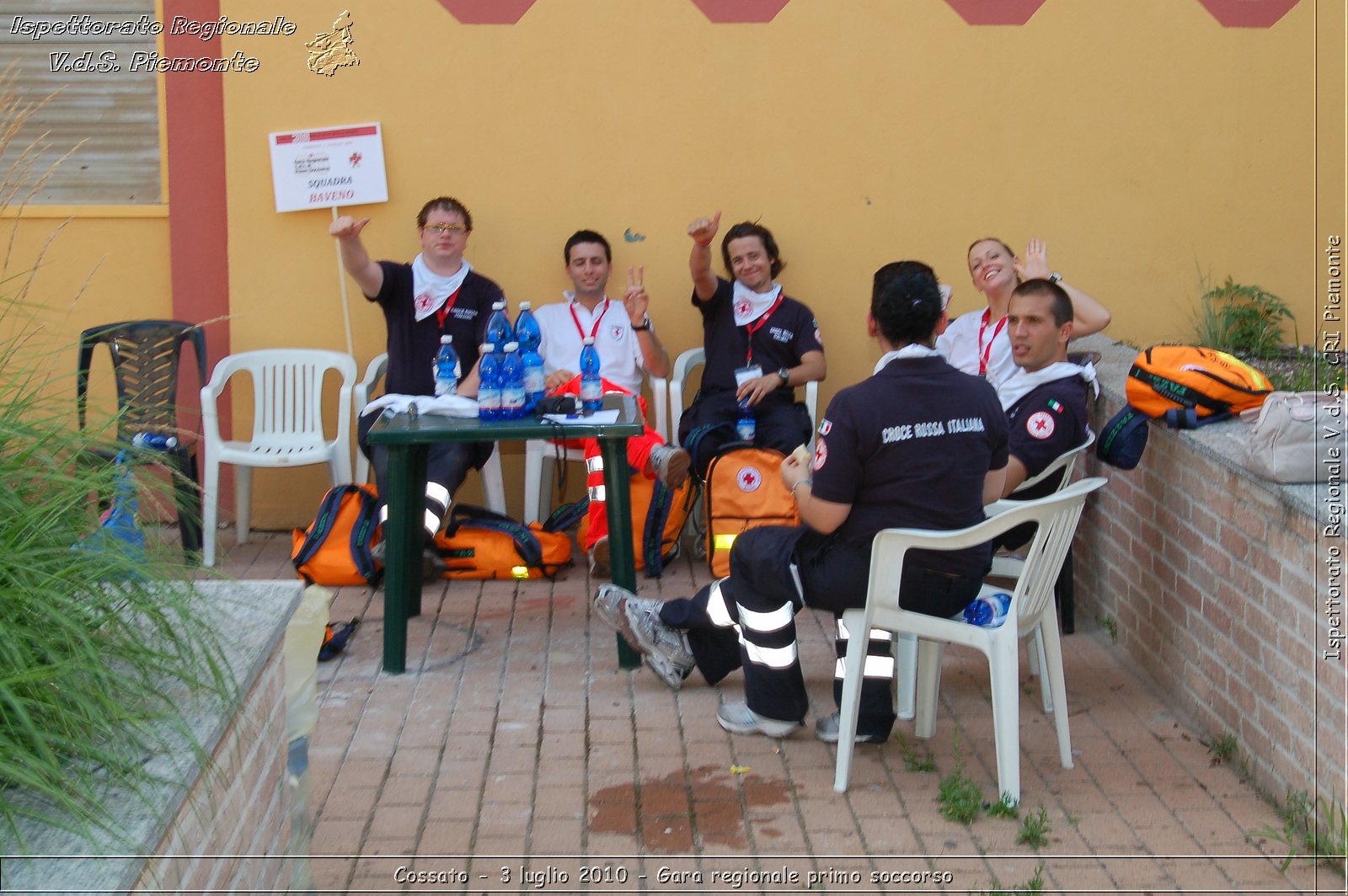 Cossato - 3 luglio 2010 - Gara regionale primo soccorso -  Croce Rossa Italiana - Ispettorato Regionale Volontari del Soccorso Piemonte