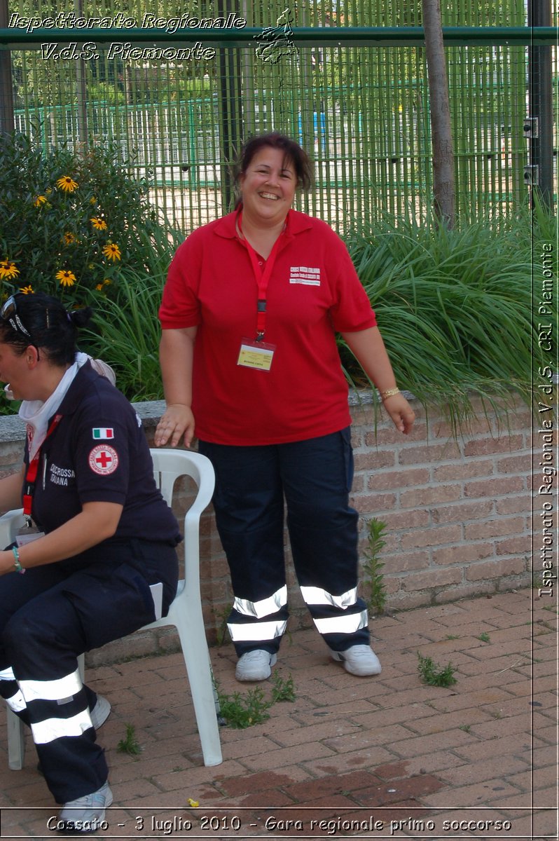 Cossato - 3 luglio 2010 - Gara regionale primo soccorso -  Croce Rossa Italiana - Ispettorato Regionale Volontari del Soccorso Piemonte