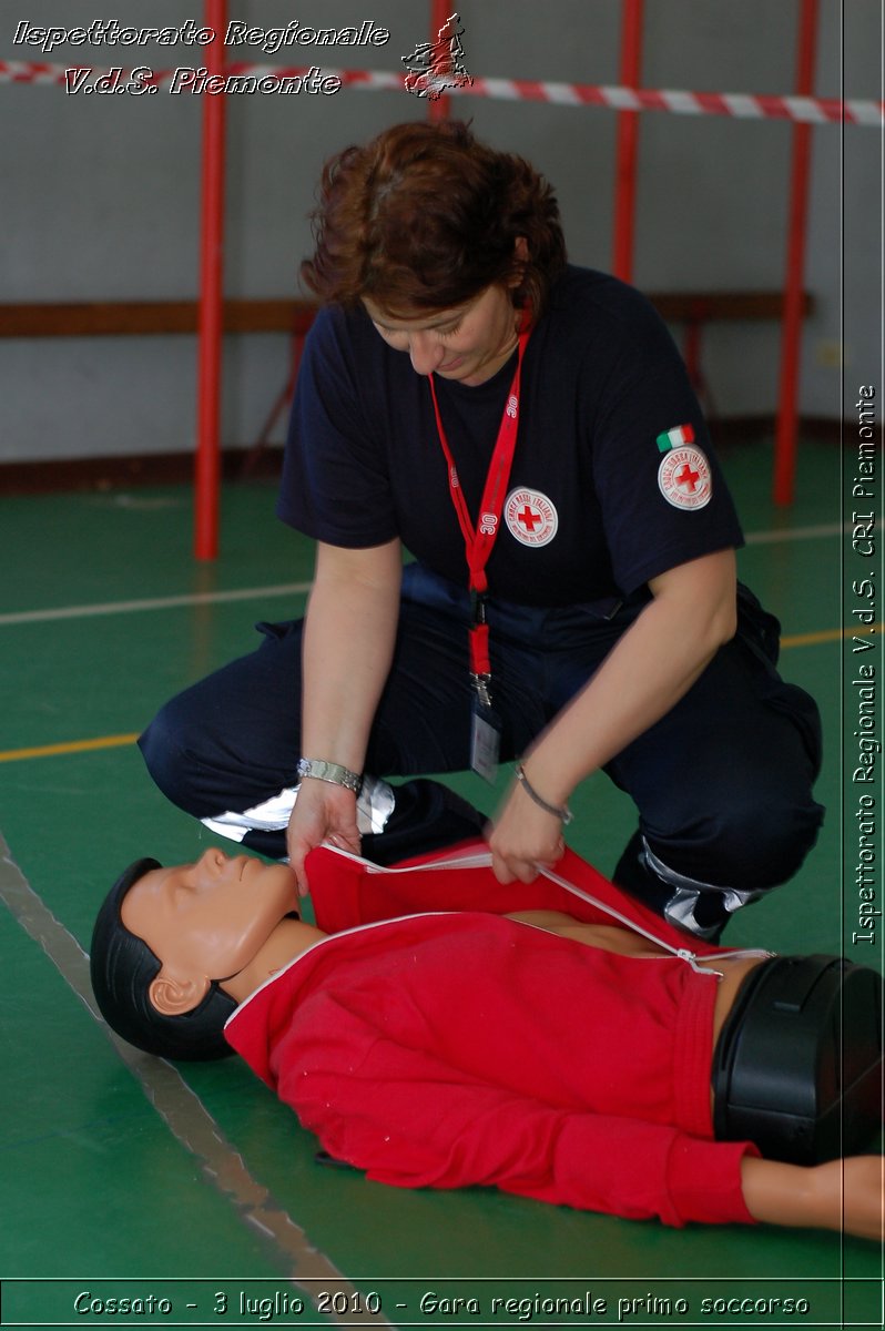 Cossato - 3 luglio 2010 - Gara regionale primo soccorso -  Croce Rossa Italiana - Ispettorato Regionale Volontari del Soccorso Piemonte