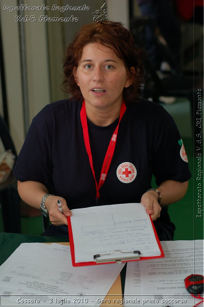 Cossato - 3 luglio 2010 - Gara regionale primo soccorso -  Croce Rossa Italiana - Ispettorato Regionale Volontari del Soccorso Piemonte